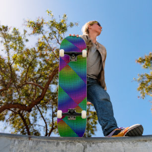 Skateboard Rainbow Meshed Checker par Kenneth Yoncich