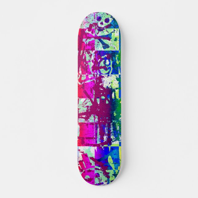Skateboard Rainbow Urban Graffiti Skate (Devant)