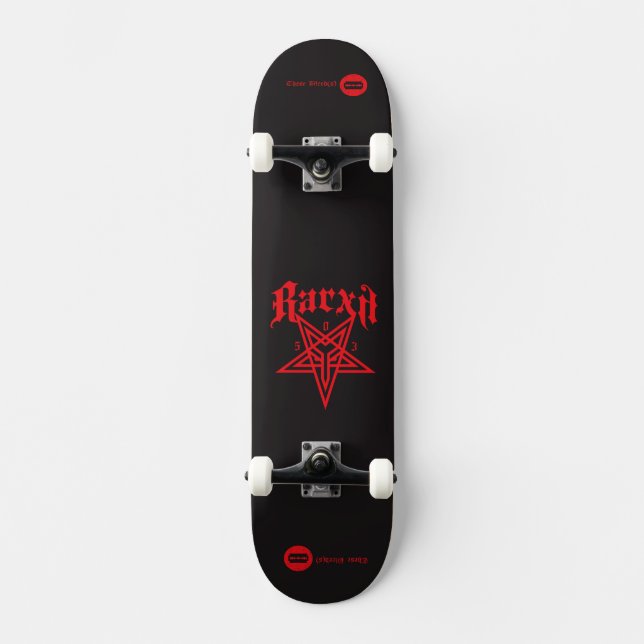Skateboard Rarxh Deck_Pentagram (Recto)