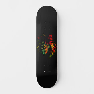 Skateboard Rasta Lion