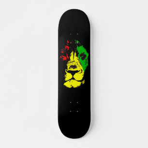 Skateboard Rasta Lion