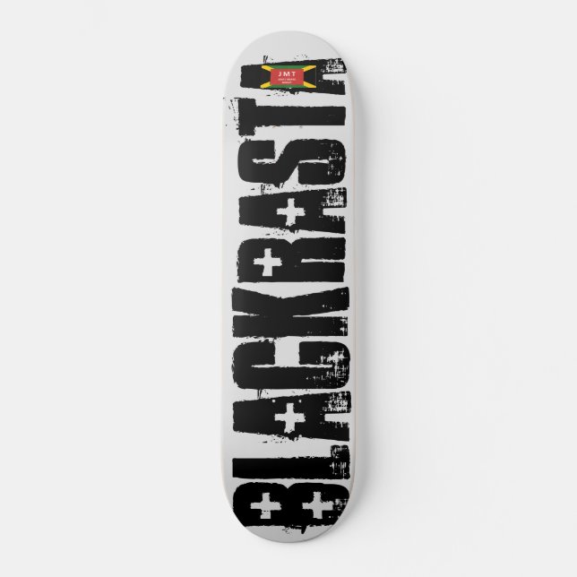 Skateboard RASTA NOIR  Planche à roulettes (Recto)