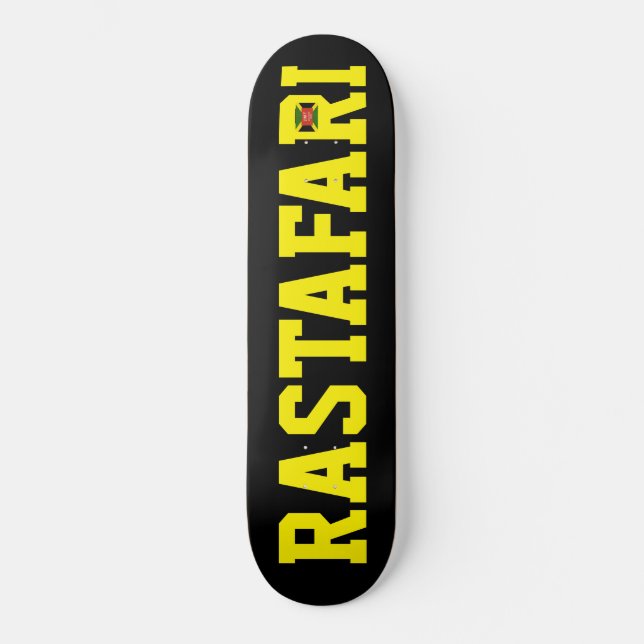 Skateboard RASTAFARI  Planche à roulettes (Recto)