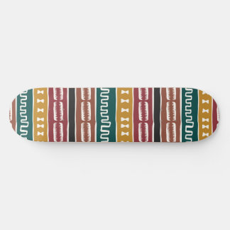Skateboard Rastafarienne africaine en tissu boueux