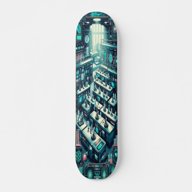 Skateboard "Raygun Gothic Advanced Science Lab Deck" (Devant)