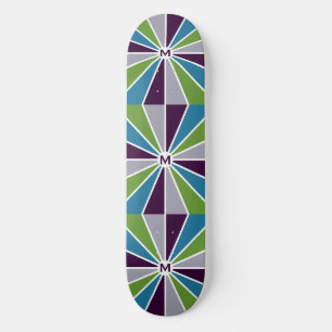 Skateboard Rays Motif personnalisé skboards initiaux