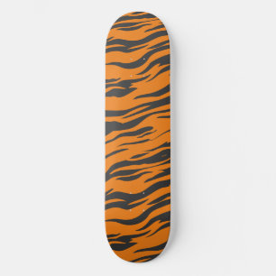 Skateboard Rayure de Tigre Sauvage - Impression d'animal Plan
