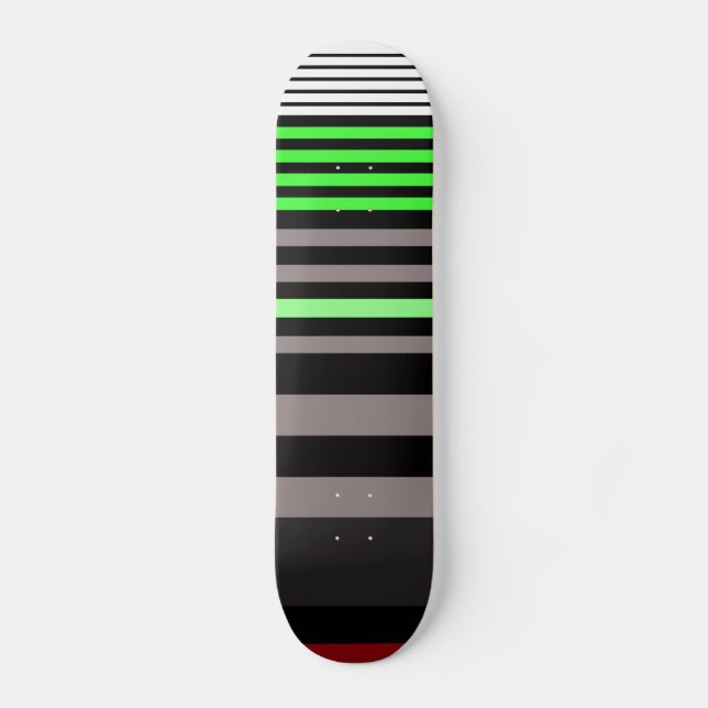 Skateboard rayures (Recto)