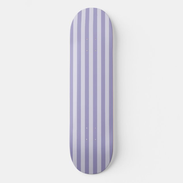 Skateboard Rayures violettes (Recto)