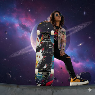 Skateboard Réalité brisée - Astronaute Artiste