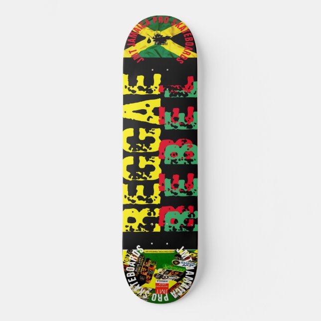 Skateboard REBELLE REGGAE Planche à roulettes 8 1/4" (Recto)