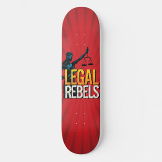 Skateboard Rebelles juridiques personnalisés Starburst Skateb