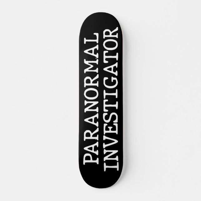 Skateboard Recherche paranormale chasse aux fantômes EVP (Devant)