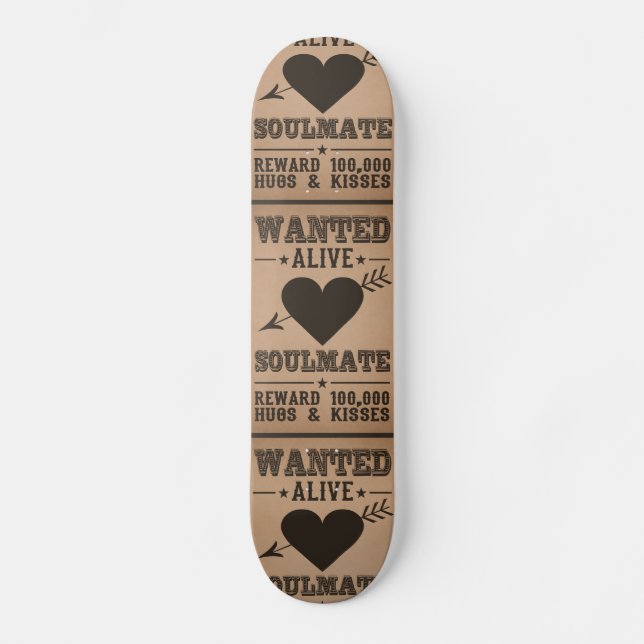 SKATEBOARD RECHERCHÉ VIVE : PLANCHES SOULMATES (Recto)