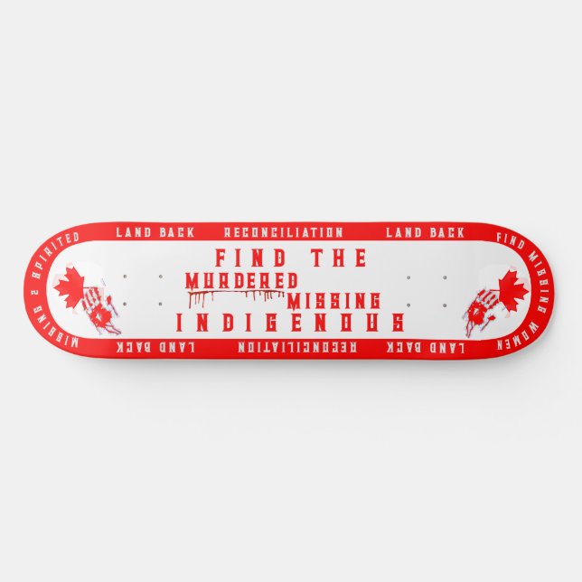 SKATEBOARD RÉCONCILIATION CANADIENNE (Horz)