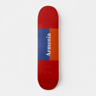Skateboard Red Blue Orange Skate