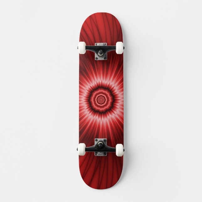 Skateboard Red Explosion (Recto)