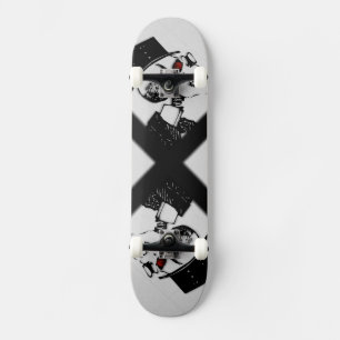 Skateboard Red Eye Preacher Skeleton Skeleton Skboard