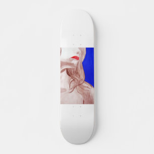 Skateboard ~Red Lips~ SKATE DECK, CUSTOMISEZ-LE !