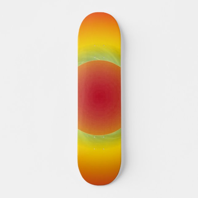 Skateboard Red Sun Blue (Devant)