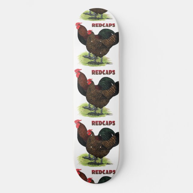 Skateboard Redcaps anglais (Recto)