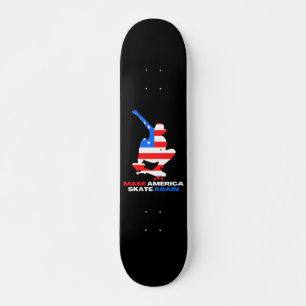 Skateboard REFAIRE L'AMÉRIQUE EN SKATE À NOUVEAU édition olli
