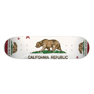 Skateboard Regard affligé par drapeau de République de la