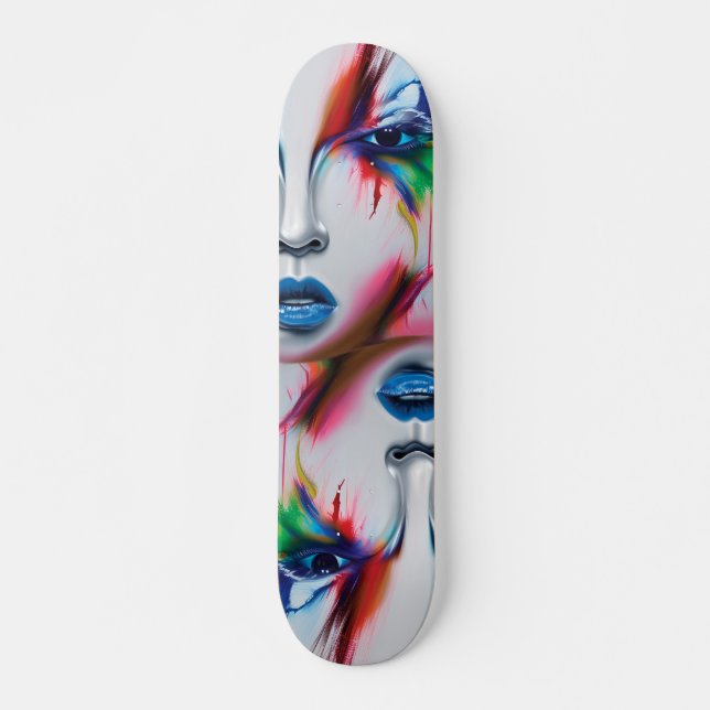Skateboard "Regards toi" (Devant)