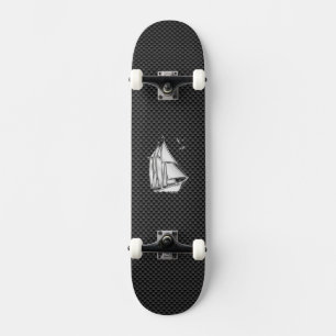 Skateboard Regatta Sailboat sur le thème de la fibre de carbo