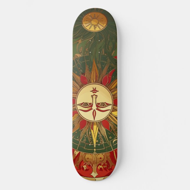 Skateboard Reggae Sun King (Recto)