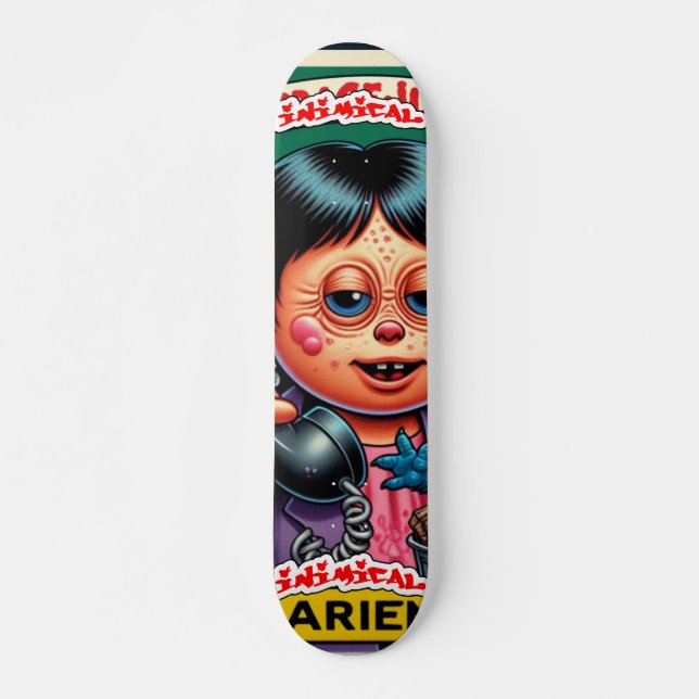 Skateboard Reine des commérages (Devant)