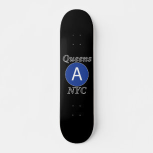 Skateboard Reines NYC Train A