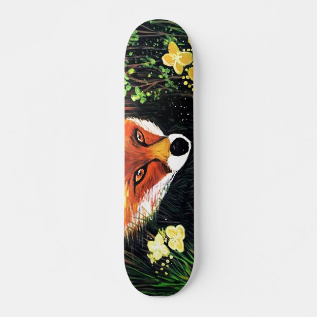 Skateboard Renard dans la nature (Devant)