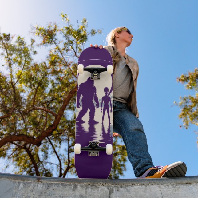 Skateboard Rencontre paranormale de Bigfoot UFO (Extérieur 1)