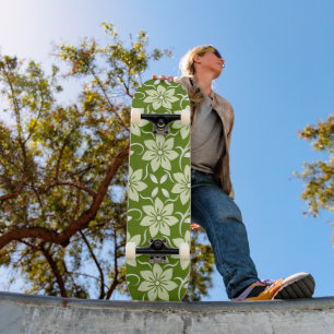 Skateboard Répétition de Fleur d'Olivier