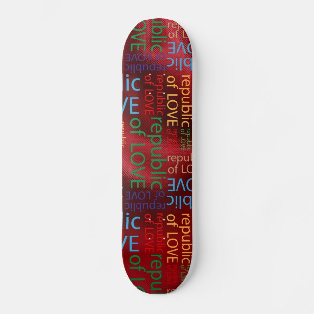 Skateboard République d'amour (Recto)
