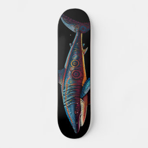 Skateboard requin GW - Style autochtone - Planche de skateboa