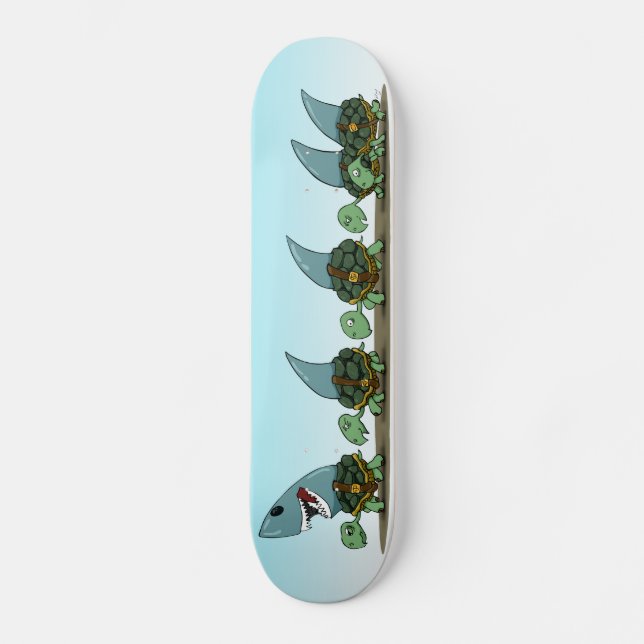 Skateboard Requins de terre (Recto)