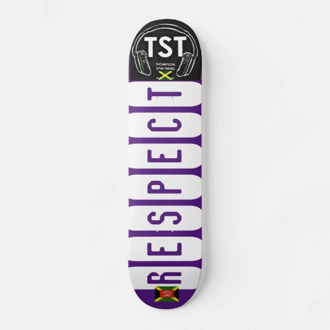 Skateboard RESPECTER Patinage (Recto)