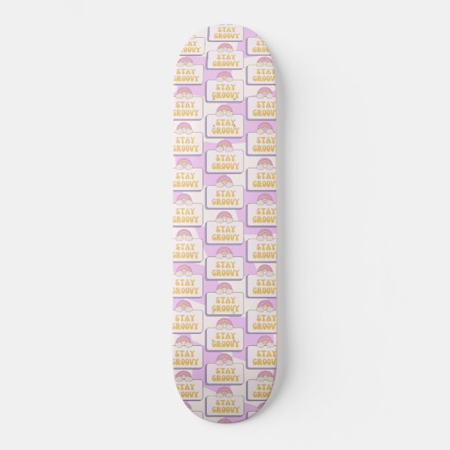 Skateboard Restez Groovy (Recto)