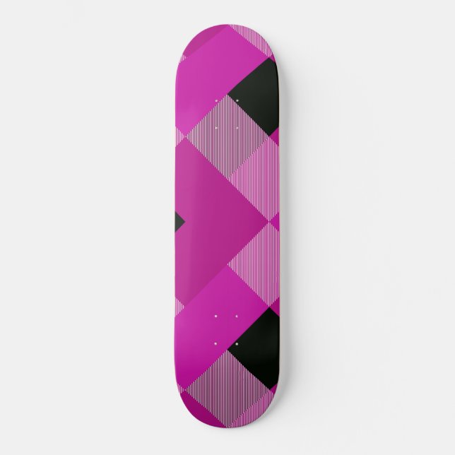 Skateboard Résumé du Carré géométrique 13 (Recto)
