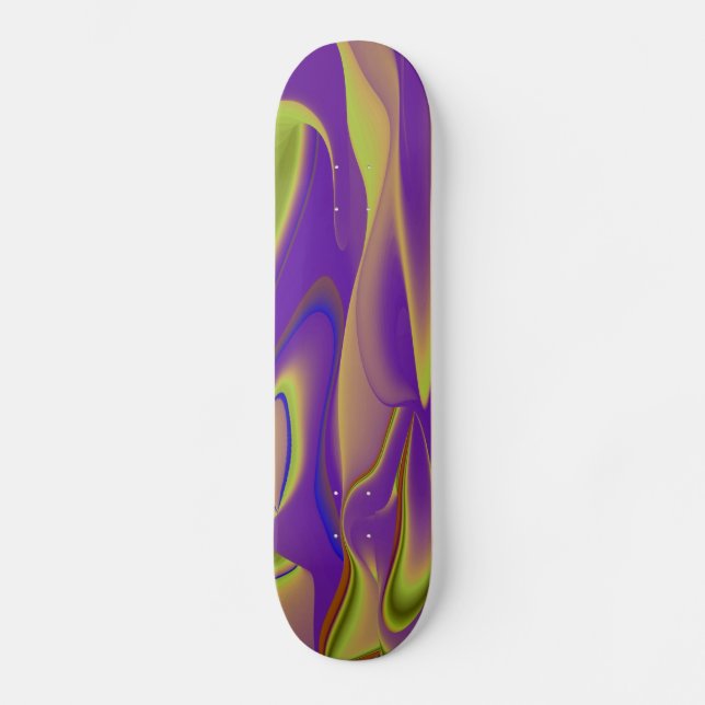 Skateboard Résumé Regenbogen (Recto)