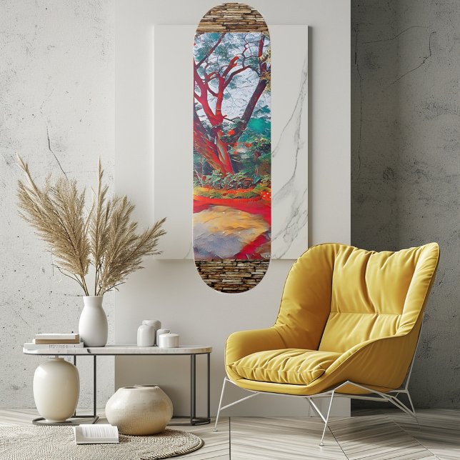 Skateboard Retraite spirituelle Nature Paysage Méditation Arb (Spiritual Retreat Nature Scenery Meditation Tree Skateboard)
