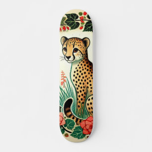 Skateboard Retro Cheetah