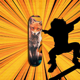 Skateboard Rétro esthétique personnalisée FOX