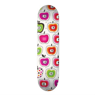 Skateboard Rétro motif mignon de pomme
