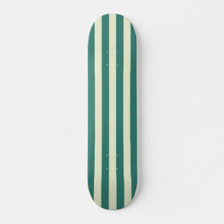 Skateboard Retro Preppy Sportswear Stripes - Retro Green
