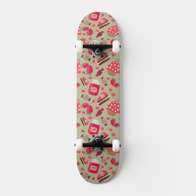 Skateboard Rétros bonbons (Recto)