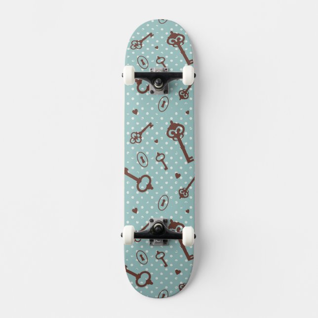 Skateboard Rétros clés de Valentine (Recto)
