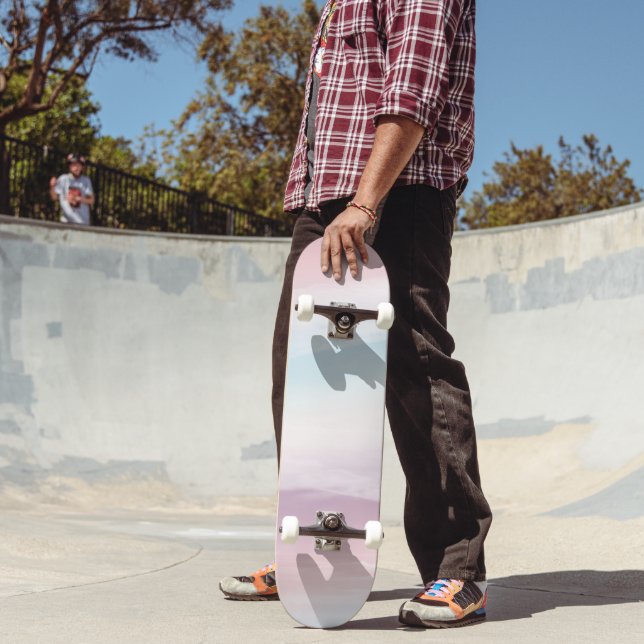 Skateboard Rêve de ciel pastel 2 (Extérieur 2)